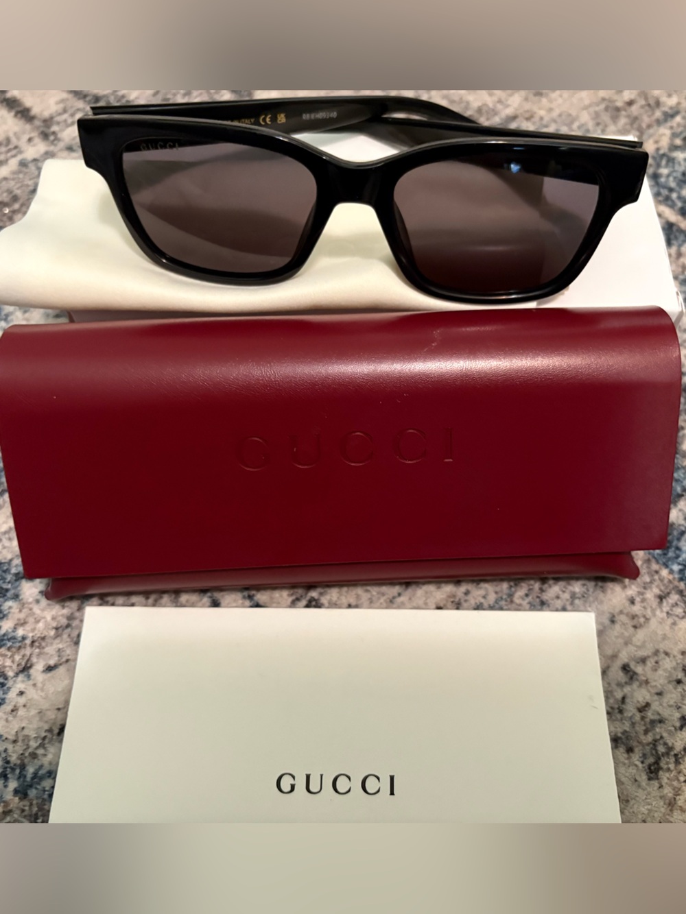 GUCCI unisex GG1716S Sunglasses  - black - new in box - Picture 3 of 7